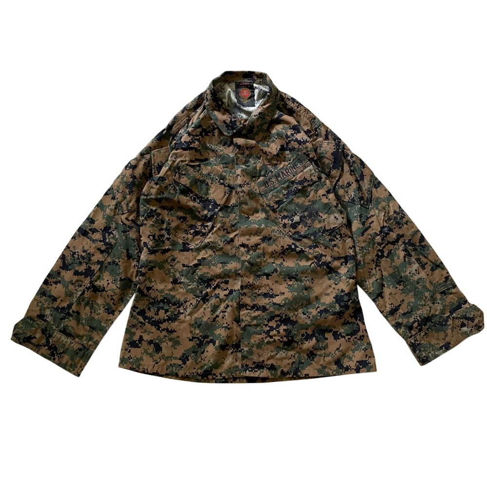 American Apparel US Marines Digital Camo MARPAT Combat Jacket Med Reg
